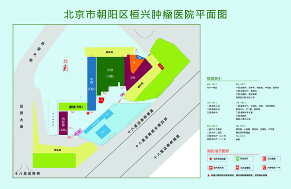 透BB视频北京市朝阳区桓兴肿瘤医院平面图